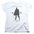 SUPERMAN/PAISLEY SIHOUETTE - S/S WOMENS TEE - WHITE