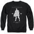 SUPERMAN/STAR SILHOUETTE - ADULT CREWNECK SWEATSHIRT - BLACK