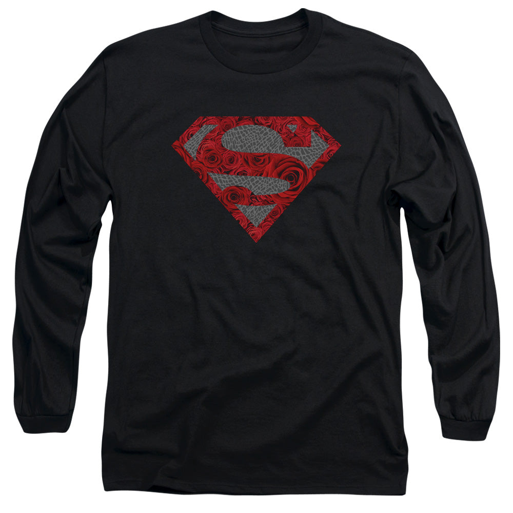 SUPERMAN/ELEPHANT ROSE SHIELD -  L/S ADULT 18/1  - BLACK