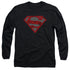 SUPERMAN/ELEPHANT ROSE SHIELD -  L/S ADULT 18/1  - BLACK