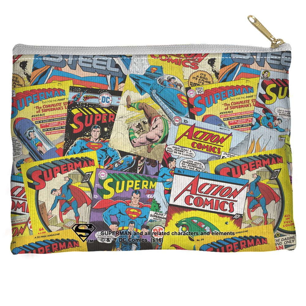 SUPERMAN/FAN - STRAIGHT BOTTOM ACCESSORY POUCH