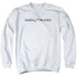 SUPERMAN/DAILY PLANET LOGO - ADULT CREWNECK SWEATSHIRT - WHITE