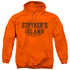 SUPERMAN/STRYKERS ISLAND - ADULT PULLOVER HOODIE - ORANGE