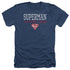 SUPERMAN/LIFTING TEAM - ADULT HEATHER - NAVY