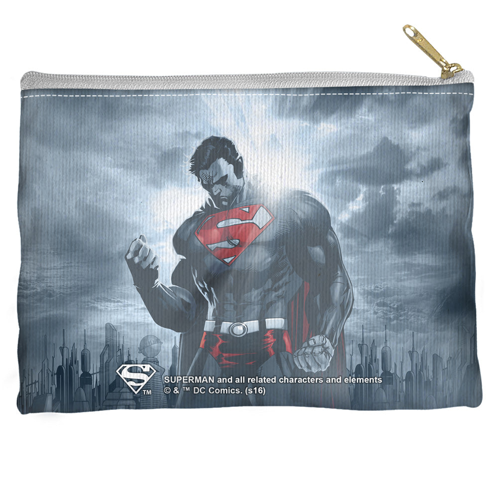 SUPERMAN/LIGHT OF THE SUN - STRAIGHT BOTTOM ACCESSORY POUCH