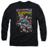 SUPERMAN/ACTION ONE -  L/S ADULT 18/1  - BLACK