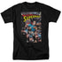 SUPERMAN/ACTION ONE - S/S ADULT 18/1 - BLACK