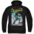 SUPERMAN/ALTERNATE - ADULT PULLOVER HOODIE - BLACK