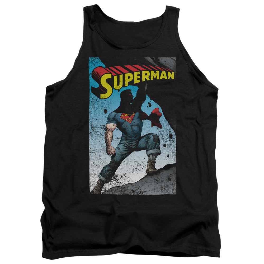 SUPERMAN/ALTERNATE - ADULT TANK - BLACK