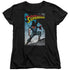 SUPERMAN/ALTERNATE - S/S WOMENS TEE - BLACK