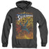 SUPERMAN/ONE - ADULT HEATHER HOODIE - BLACK
