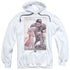 SUPERMAN/MANS BEST FRIEND - ADULT PULLOVER HOODIE - WHITE