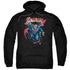 SUPERMAN/OLD MAN KAL - ADULT PULLOVER HOODIE - BLACK