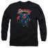 SUPERMAN/OLD MAN KAL -  L/S ADULT 18/1  - BLACK