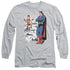 SUPERMAN/DISBELIEF -  L/S ADULT 18/1  - SILVER