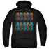 SUPERMAN/SUPER BOOTHS - ADULT PULLOVER HOODIE - BLACK
