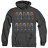 SUPERMAN/SUPER BOOTHS - ADULT HEATHER HOODIE - BLACK