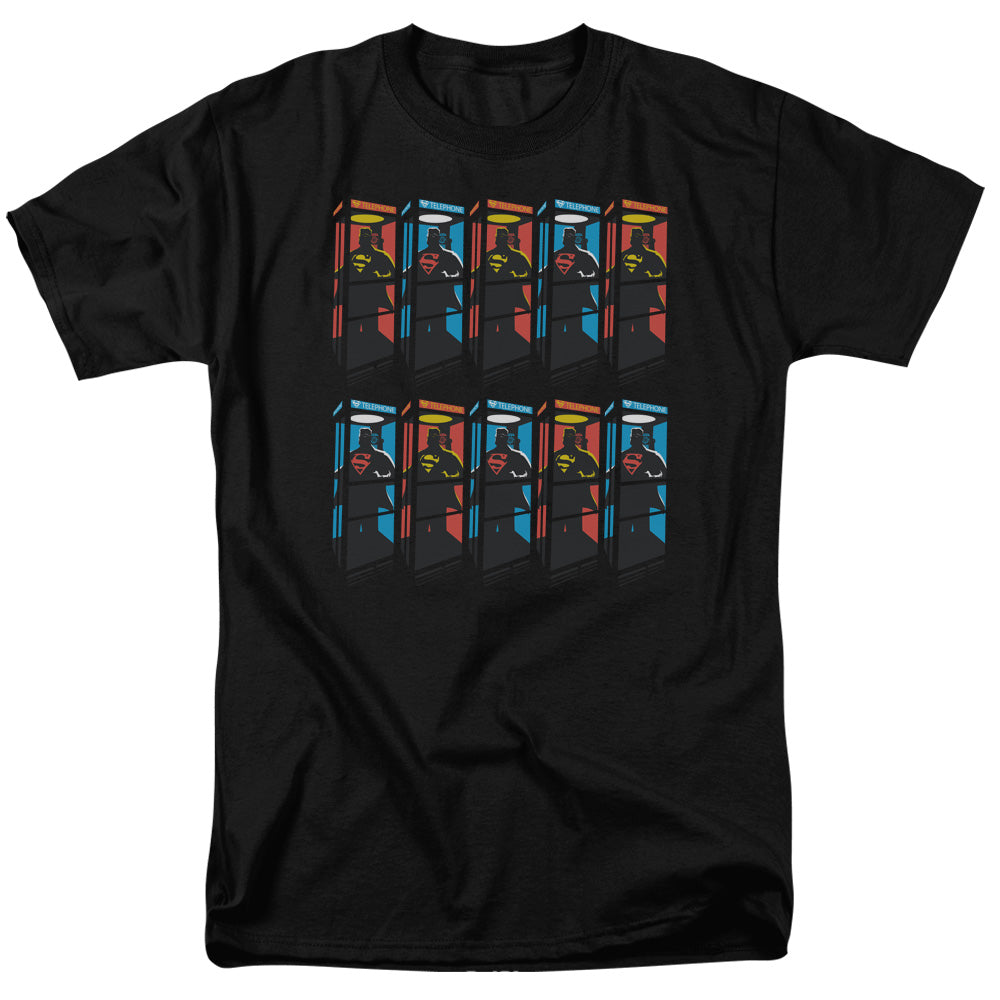 SUPERMAN/SUPER BOOTHS - S/S ADULT 18/1 - BLACK
