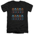 SUPERMAN/SUPER BOOTHS - S/S ADULT V-NECK 30/1 - BLACK