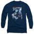 SUPERMAN/HONOR AND PROTECT - L/S ADULT 18/1 - NAVY
