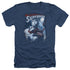 SUPERMAN/HONOR AND PROTECT - ADULT HEATHER - NAVY