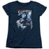 SUPERMAN/HONOR AND PROTECT - S/S WOMENS TEE - NAVY