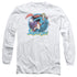 SUPERMAN/SUPERGIRL AIRBRUSH - L/S ADULT 18/1 - WHITE