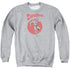 SUPERMAN/VINTAGE SPHERE - ADULT CREWNECK SWEATSHIRT - ATHLETIC HEATHER