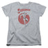 SUPERMAN/VINTAGE SPHERE - S/S WOMENS TEE - ATHLETIC HEATHER