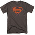 SUPERMAN/VINTAGE SHIELD COLLAGE - S/S ADULT 18/1 - CHARCOAL