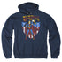 SUPERMAN/ALL AMERICAN - ADULT PULLOVER HOODIE - NAVY