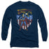 SUPERMAN/ALL AMERICAN - L/S ADULT 18/1 - NAVY