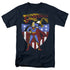 SUPERMAN/ALL AMERICAN - S/S ADULT 18/1 - NAVY