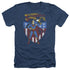 SUPERMAN/ALL AMERICAN - ADULT HEATHER - NAVY