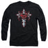 SUPERMAN/GOTHIC STEEL LOGO - L/S ADULT 18/1 - BLACK