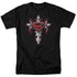 SUPERMAN/GOTHIC STEEL LOGO - S/S ADULT 18/1 - BLACK