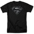 SUPERMAN/BARBED WIRE - S/S ADULT 18/1 - BLACK