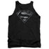 SUPERMAN/BARBED WIRE - ADULT TANK - BLACK