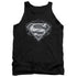 SUPERMAN/BIKER METAL - ADULT TANK - BLACK