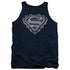 SUPERMAN/TRIBAL STEEL SHIELD - ADULT TANK - NAVY