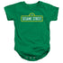 SESAME STREET/LOGO - INFANT SNAPSUIT - KELLY GREEN