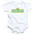 SESAME STREET/LOGO - INFANT SNAPSUIT - WHITE