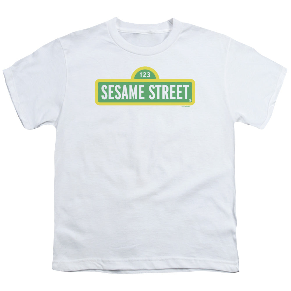 SESAME STREET/LOGO - S/S YOUTH 18/1 - WHITE