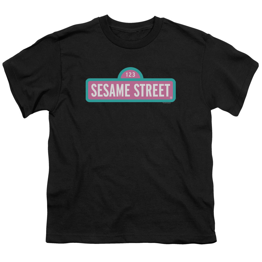 SESAME STREET/ALT LOGO - S/S YOUTH 18/1 - BLACK