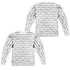 SESAME STREET/BW PATTERN (FRONT/BACK PRINT) - L/S ADULT POLY CREW  - MULTI