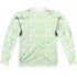 SESAME STREET/PUZZLE PATTERN (FRONT/BACK PRINT) - L/S ADULT POLY CREW  - MULTI