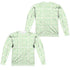 SESAME STREET/PUZZLE PATTERN (FRONT/BACK PRINT) - L/S ADULT POLY CREW  - MULTI