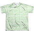 SESAME STREET/PUZZLE PATTERN (FRONT/BACK PRINT) - S/S YOUTH POLY CREW - MULTI