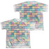 SESAME STREET/COLOR BLOCK (FRONT/BACK PRINT) - S/S YOUTH POLY CREW - MULTI