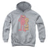 SESAME STREET/VINTAGE ELMO - YOUTH PULLOVER HOODIE - ATHLETIC HEATHER